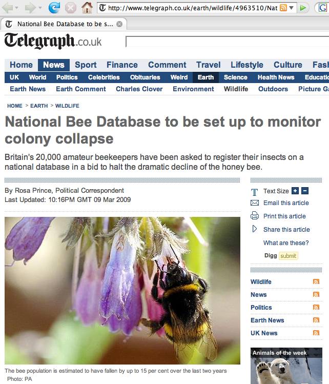 British Govt Attempts National Beekeeper Database